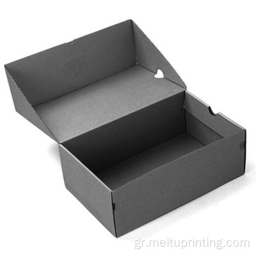 Πτυσσόμενα κουτιά παπουτσιών χαρτιού που συσκευάζουν κυματοειδές χαρτόνι